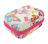 DINHEAROM Estuche para Aceites Esenciales Rosa Fucsia 12 Compartimentos De 15 Ml, Bolsa Organizadora Portátil De Tela Oxford para Viaje y Soporte Anticolisión Cremallera