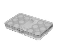 DINHEAROM Estuche para Lentes de Contacto Transparente de Viaje Soporte para Lentes de Contacto Pequeño Contenedor para Guardar de Maquillaje Casa