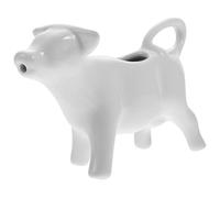 DINHEAROM Jarra de Leche de Cerámica Forma de Animal Taza para Café y Salsas para Cocina y Decoración