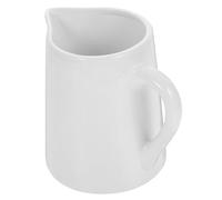 DINHEAROM Jarra para Crema Cerámica Blanca Dispensador de Leche Resistente Taza Pequeña para Jarra de Cocina Uso Doméstico para Café y Salsas