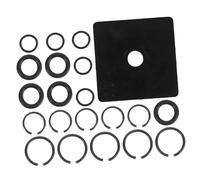 DINHEAROM Juego de 1/2 y 3/8 Anillos de Retención para Llave de Impacto Junta Tórica y Clip de Fijación, Accesorios Neumáticos para Mantenimiento y Reparaciones de Herramientas