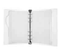 DINHEAROM Juego de Bolsas para Pastillas Autosellables Reutilizables de Eva Color Blanco Tamaño A6 con Múltiples Bolsitas Sueltas para Organizador de Tabletas Médicas