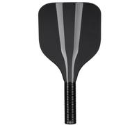 DINHEAROM Mascarilla para Corte de Pelo Negra Mango, Protector de Laca Cabello, Cubierta Plástica Ergonómica para Salones y Cuidado Profesional del Cabello