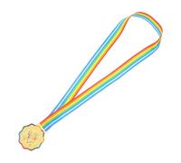 DINHEAROM Medalla de Primer Lugar Patinaje Medalla de Oro con Cinta para Cuello Premio Deportivo para Jóvenes Atletas para Competencias de Velocidad y Patinaje en Exteriores