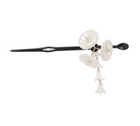 DINHEAROM Palillos para Cabello Chinos Elegantes de Acrílico y Cobre, Ligeros y Sencillos, Sujetan Moños sin Cargar la Cabeza para Bodas y Uso Diario