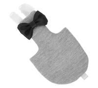 DINHEAROM Pañal Reutilizable para Pájaros Voladores Tamaño 2XL en Tela Transpirable Gris Jaspeado, Ropa Cómoda y Ligera para Loros, Agapornis y Cacatúas, Traje de Vuelo Seguro y Lavable