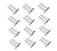 DINHEAROM Pegatinas de Tatuajes para Cejas 6d Impermeables, Papel Negro, 12 Hojas, Herramienta Duradera para Principiantes en Maquillaje de Cejas