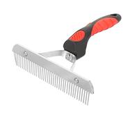 DINHEAROM Peine de limpieza para el cuidado del cuerpo, champú de pelo de caballo, peines, cepillo de cuidado de vacas, escoba para eliminar el pelo de animales, peine para mascotas, rampa de perro