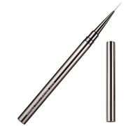 DINHEAROM Pincel para Decoración de Uñas de Metal Negro Cabeza de 12mm, Fácil de Sostener y Aplicación Suaveza para Uso Profesional Casa