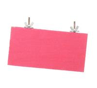 DINHEAROM Plataforma de Madera para Pájaros y Hámsters 15x8 Cm, Soporte para Jaulas de Loros y Periquitos, Accesorio Resistente para Ejercicio y Descanso en Jaulas de Mascotas
