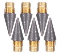 DINHEAROM Puntas de Lápiz sin Tinta de Grafito para Dibujo y Ilustración, 6 Unidades Compatibles Lápiz Eterno, Cabezal de Aleación Resistente para Oficina y Hogar Estilo Varios estilos