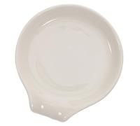 DINHEAROM Reposacucharas de Cerámica Soporte para Cucharas Reposacucharas Decorativo Accesorios de Cocina para Encimera Plato para Salsas
