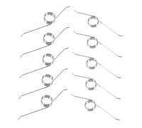 DINHEAROM Resorte De Torsión Para Cubo De Basura 0,6x7 Mm Acero Inoxidable Alta Elasticidad Apertura Sin Esfuerzo Uso Exterior e Interior Pack 10 Piezas Para Tapa De Pedal