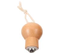 DINHEAROM Rodillo de Masaje Facial para Mujer Forma de Bulbo de Madera, Herramienta para Relajar la Piel y Mejorar la Absorción Cuidado Facial Diario