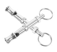 DINHEAROM Silbato para Perros De Metal Sonido Ultrasónico, Entrenamiento Canino, Portable y Ligero, Tamaño Compacto, Uso Exteriores, Adecuado para Perros Grandes y Cachorros