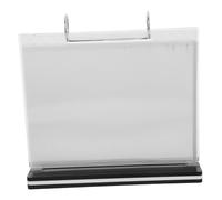 DINHEAROM Soporte Expositor Transparente con Base para Menú Horizontal Soporte para Tarjetas y Exhibidor Multifuncional para Restaurantes y Publicidad