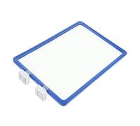 DINHEAROM Soporte Magnético para de Clasificación Etiquetas de Precio Reutilizables para Oficina Almacén y Pizarra Blanca Magnética Doble Imán para Organización y Señalización