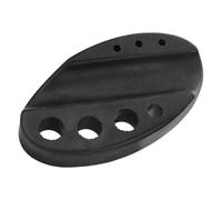 DINHEAROM Soporte Para Vasos De Pigmentos De Silicona Negro Ovalado 7 Orificios 1 Unidad Para Tatuadores Profesionales y Aficionados Uso Estudio y Maquillaje