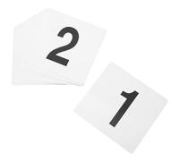 DINHEAROM Tarjetas de Recepción de Boda en Plástico Ligeras y Delgadas para Números de Mesa, Ideales para Decoración y Almacenamiento en Eventos y Recepciones