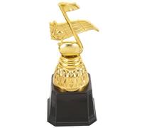 DINHEAROM Trofeo de Plástico para Concurso Escolar Forma de Nota Musical, Mini Tamaño, Diseño Ligero y Superficie Lisa, Premio Adecuado para Concursos de Canto y Decoración de Reutilizable