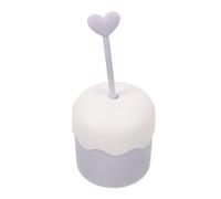 DINHEAROM Vaso Espumador Portátil para Limpiador Facial, Generador de Burbujas Compacto en Plástico Duradero, Diseño Ergonómico Azul, Tamaño 12x8x8 Cm, Adecuado para Viajes y Rutina Diaria