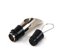 DINHEAROM Vertedor De Vino y Tapón De Botella, Acero Inoxidable, Orificio De Reflujo, para Banquetes y Uso Doméstico, Juego De 10 Unidades