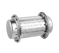 Dinikally Recipiente De Acero Inoxidable Resistente Al Agua con Grabado Personalizado Cápsula del Tiempo
