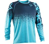 Dinint Hombre Mountain Bike Motocross Jersey, Camiseta de Manga Larga Traje de Descenso al Aire Libre a Prueba de Viento Transpirable y Que Absorbe El Sudor Secado Rápido MTB Maillots