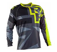 Dinint Hombre Mountain Bike Motocross Jersey, Camiseta de Manga Larga Traje de Descenso al Aire Libre a Prueba de Viento Transpirable y Que Absorbe El Sudor Secado Rápido MTB Maillots