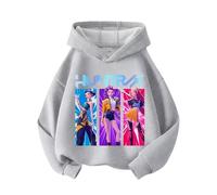Dinint Pullover Sudadera para Niño y niña Generisch Sudadera con Capucha K-Pop Unisex Niños Manga Larga Sudaderas Anime Estampado Niños Sudaderas de Forro Polar con Capucha 5-6 Años