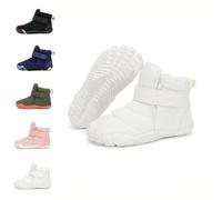 Dinint Unisex Niños Barefoot Botas de Invierno,Zapatos de Trekking Barefoot Minimalistas,Cómodas Antideslizante Bota de Invierno Gr.25-36 EU