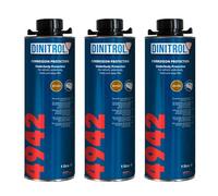 dinitrol 4942 Underbody cera (marrón) 3 x 1 L latas (con Schutz estilo tapón de rosca)