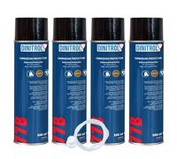 DINITROL 77B CAVITY WAX (LIGHT BROWN) 500 ml x 4 + EXT