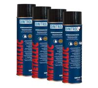 Dinitrol® Metálico - Hard Brown ceroso vehículo Underbody Protección contra la corrosión - 4 x 500 ml Aerosoles