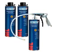 DINITROL ML3125 cera cavidad 3 latas x 1 litro (con tapón de rosca estilo Schutz) y 1 pistola rociadora Schutz