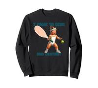 Dink and Destroy - Divertido gráfico de Pickleball Sudadera