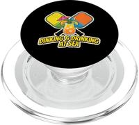 Dinking and Drinking At Sea Pickleball Cruise Ventilador de Vacaciones PopSockets PopGrip para MagSafe