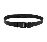Dinnesis -Robo cinturón de seguridad de dinero billetera de viaje bolsa dinero cinturón cinturón bufanda gorro conjunto, Negro , talla única