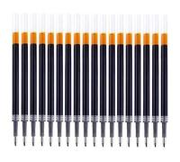 Dinntty Recargas de Pluma de Gel 18 Piezas 0.5 mm Recargas de Pluma de Gel de Tinta Reemplazo para Oficina Escuela Escritura Suministros de papelería