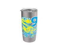 DINO 9 YEARS OF BEING AWESOME DINOSAURIER 9 Vaso térmico de acero inoxidable de doble pared