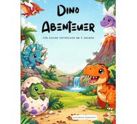 Dino Abenteuer: Mein erstes Malbuch - für Kinder ab 3 Jahren | Einfache Dino-Motive zum Ausmalen