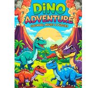 Dino Adventure: Coloring, Mazes & Puzzles