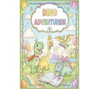 Dino Adventuren | Spaß für kleine Künstler | Malbuch ab 3 Jahren