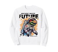 Dino Astronaut Ancient Rex Future Fusion Art Space Explorer Sudadera