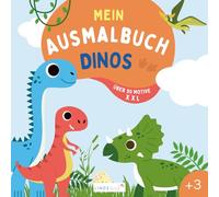 Dino Ausmalbuch für Kinder ab 3 Jahren | Über 50 große Dinosaurier-Motive | Malspaß für Jungen & Mädchen | Fördert Kreativität, Konzentration & ... kindgerechten Motiven, Perfektes Geschenk