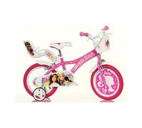 DINO BIKES Bicicleta de niña Barbie de 14 Pulgadas Apta para niñas de Altura Entre 95 y 115 cm. Código Art. 614G-02BA