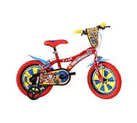 Dino Bikes Bicicleta de Patrulla Canina 614-PW, roja, 35.5 cm