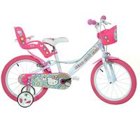 Dino Bikes - Bicicleta Hello Kitty, 16 pulgadas