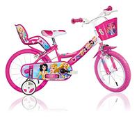 Dino Bikes para Princesas Disney Bicicleta Niña 14 Pulgadas