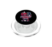 Dino Birthday Boy 3 AÑOS Dinosaurier Basball 3 DE Nacimiento PopSockets PopGrip para MagSafe